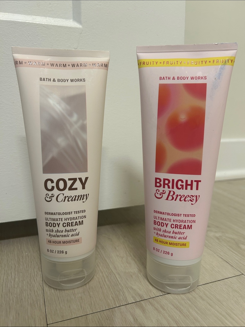 Bath & Body Works (NWT) Cozy & Creamy and Bright & Breezy Body Cream